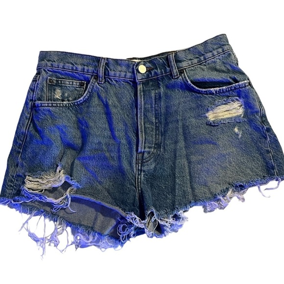 Reformation Dixie High Rise Jean shorts size 28 - Picture 1 of 4